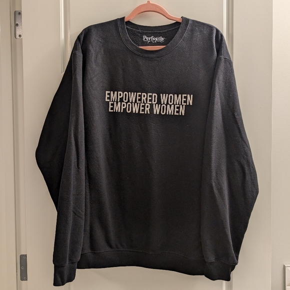 🎉3/$50🎉 Empower Women Crew Sweater - Picture 1 of 3